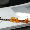 Chalcedony keychain double chalcedony tassel style bag hanging ancient and Chinese style waist accessory gourd Application Scenario